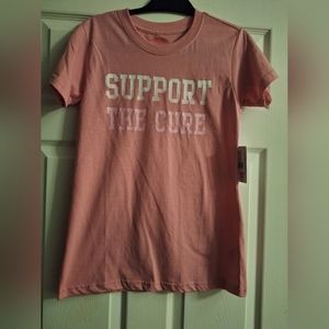 NEW, NEVER WORN. SUPPORT THE CURE T-SHIRT